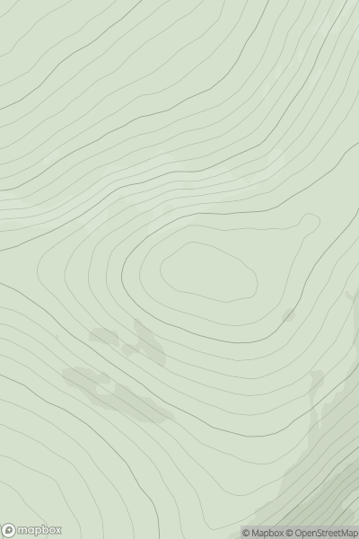Thumbnail image for Carn na Drochaide [Pitlochry to Braemar & Blairgowrie] showing contour plot for surrounding peak
